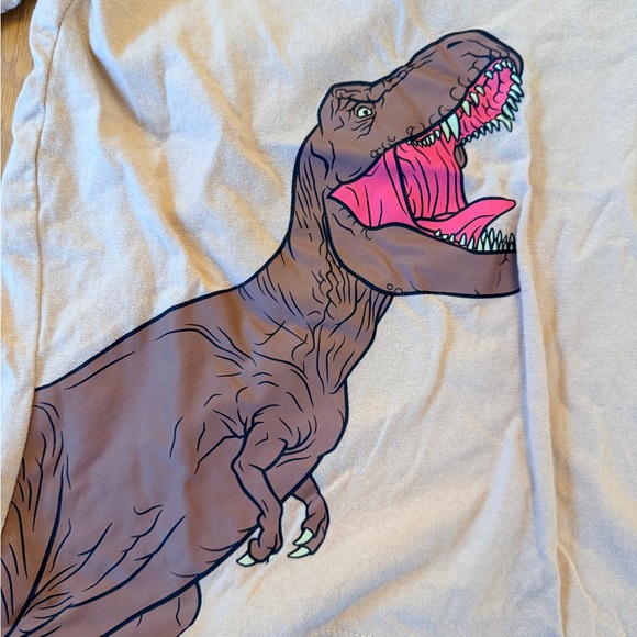Kids Dinosaur Graphic T-Shirt - Tan - Picture 2 of 5